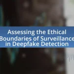 Assessing the Ethical Boundaries of Surveillance in Deepfake Detection
