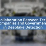 Collaboration Between Tech Companies and Governments in Deepfake Detection