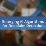Emerging AI Algorithms for Deepfake Detection