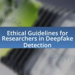 Ethical Guidelines for Researchers in Deepfake Detection