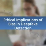 Ethical Implications of Bias in Deepfake Detection