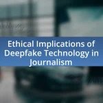 Ethical Implications of Deepfake Technology in Journalism
