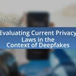 Evaluating Current Privacy Laws in the Context of Deepfakes