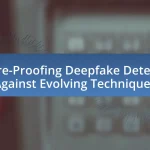 Future-Proofing Deepfake Detection Against Evolving Techniques
