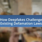 How Deepfakes Challenge Existing Defamation Laws