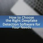 How to Choose the Right Deepfake Detection Software for Your Needs