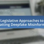Legislative Approaches to Combatting Deepfake Misinformation