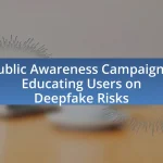Public Awareness Campaigns: Educating Users on Deepfake Risks