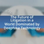 The Future of Litigation in a World Dominated by Deepfake Technology