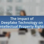 The Impact of Deepfake Technology on Intellectual Property Rights