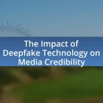 The Impact of Deepfake Technology on Media Credibility