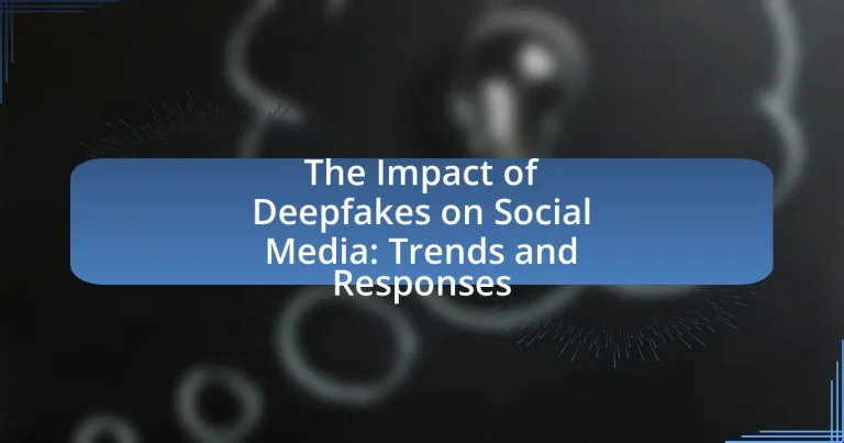 The Impact of Deepfakes on Social Media: Trends and Responses