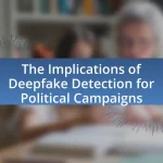 The Implications of Deepfake Detection for Political Campaigns