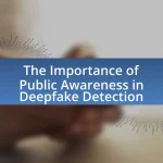 The Importance of Public Awareness in Deepfake Detection