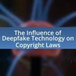 The Influence of Deepfake Technology on Copyright Laws