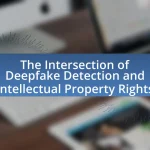 The Intersection of Deepfake Detection and Intellectual Property Rights