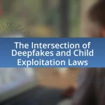 The Intersection of Deepfakes and Child Exploitation Laws