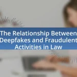 The Relationship Between Deepfakes and Fraudulent Activities in Law