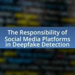 The Responsibility of Social Media Platforms in Deepfake Detection