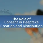 The Role of Consent in Deepfake Creation and Distribution