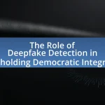 The Role of Deepfake Detection in Upholding Democratic Integrity