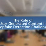 The Role of User-Generated Content in Deepfake Detection Challenges