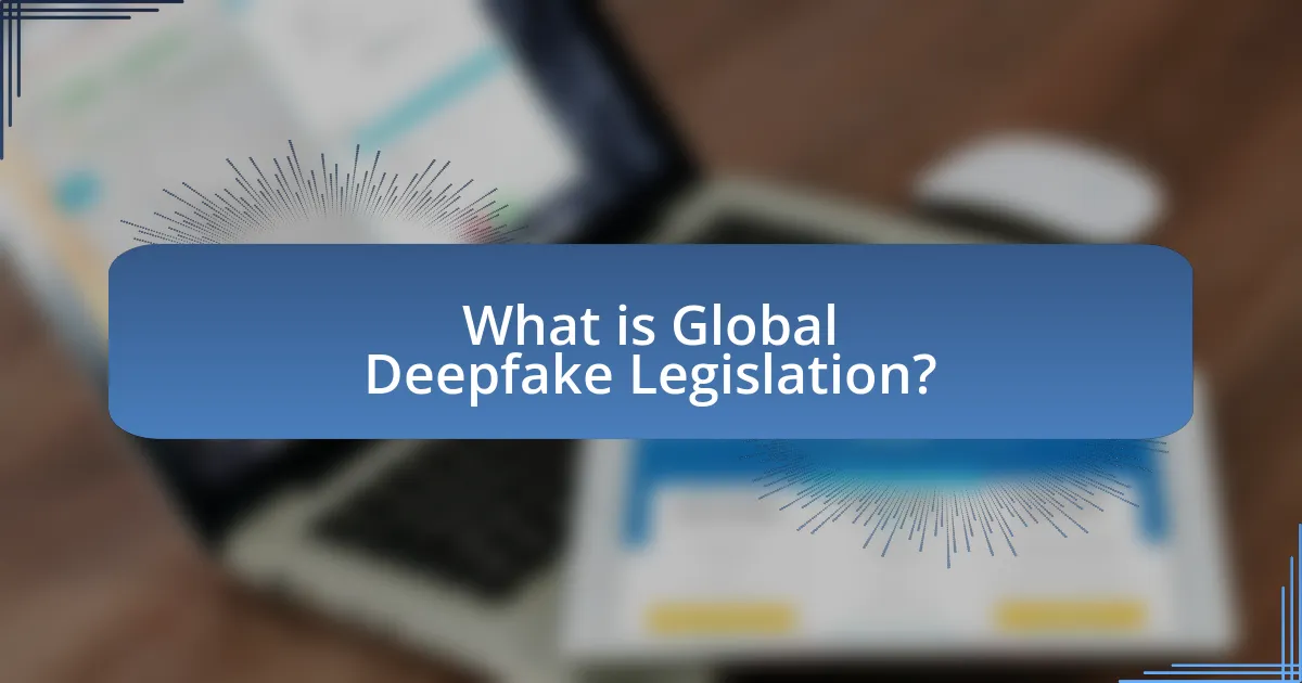 What is Global Deepfake Legislation?